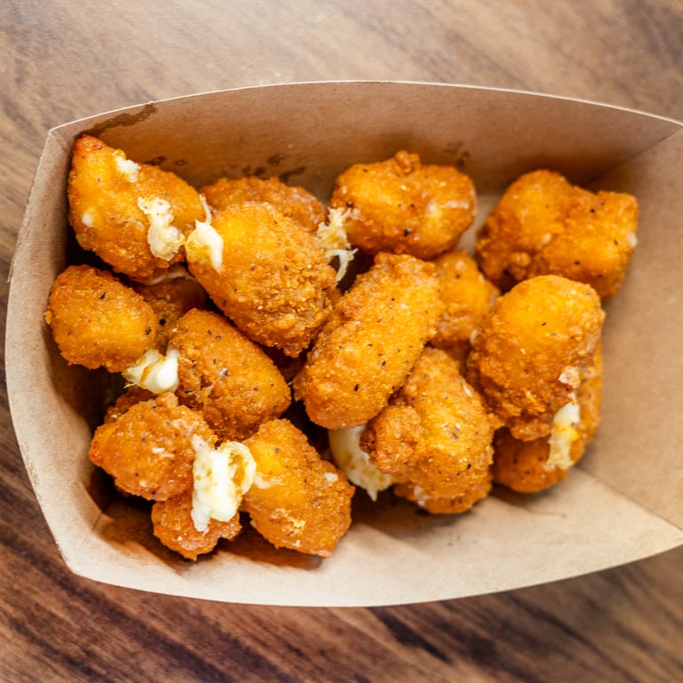 Delicious Cheese Curds Await