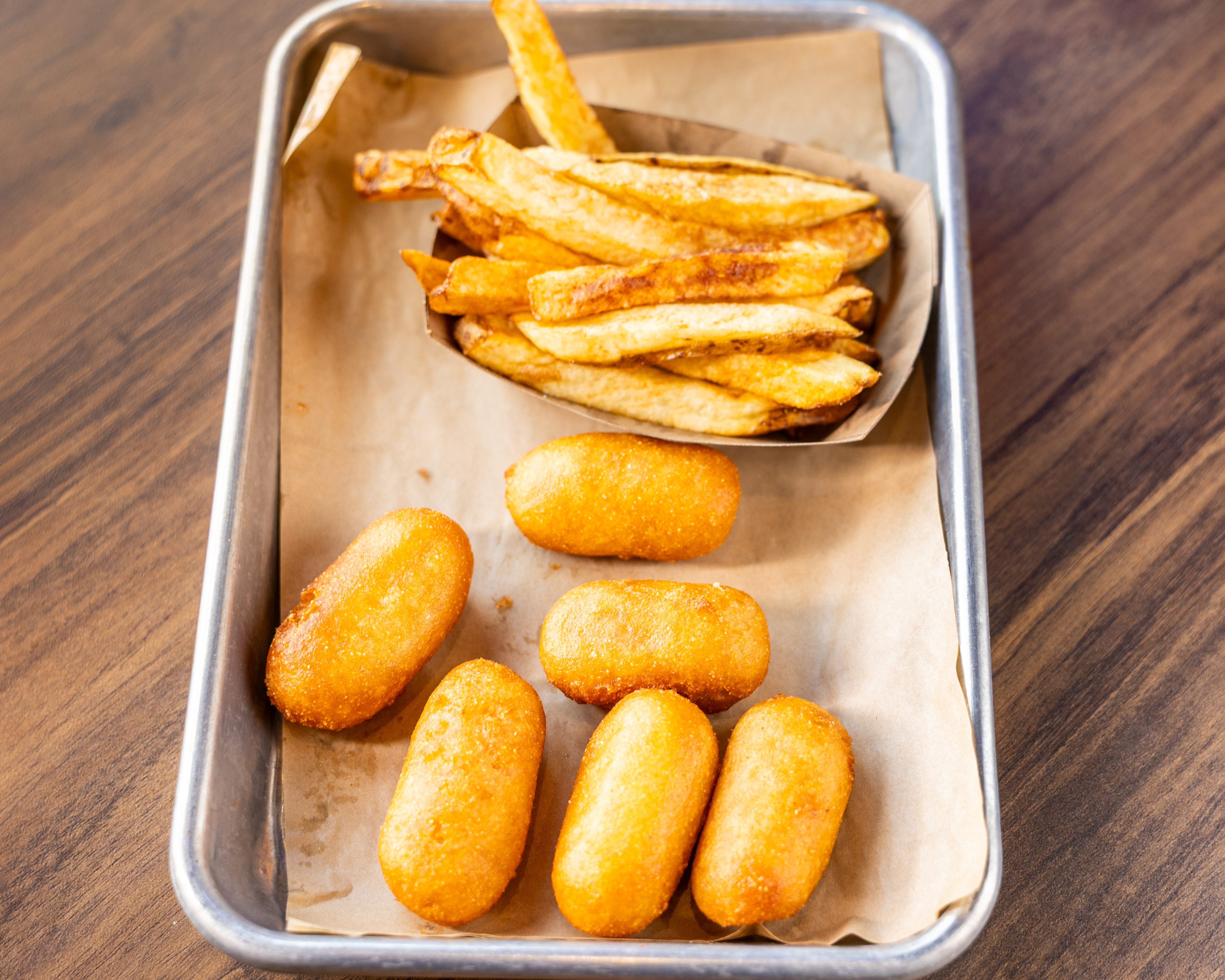 Kids Mini Corndogs.