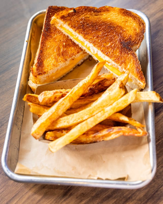 Kids Grilled Cheese on Texas Toast.