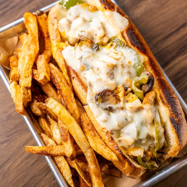 Chicken Philly Cheesesteak.
